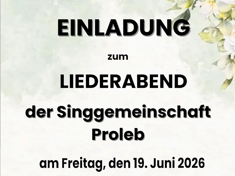 Liederabend am 19.06.2026a